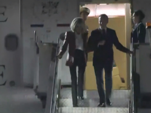 Modi Macron Mumbai Meet