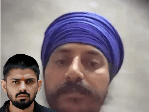 सतनाम सिंह निहंग ने वीडियो जारी कर गैंगस्टर लॉरेंस से मदद मांगी। - Dainik Bhaskar