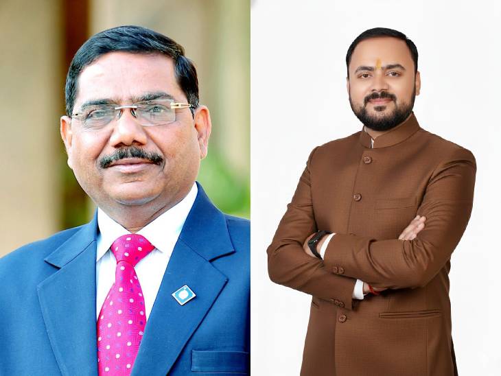 कैट के राष्ट्रीय संगठन मंत्री भूपेंद्र जैन और जिलाध्यक्ष धर्मेंद्र शर्मा।