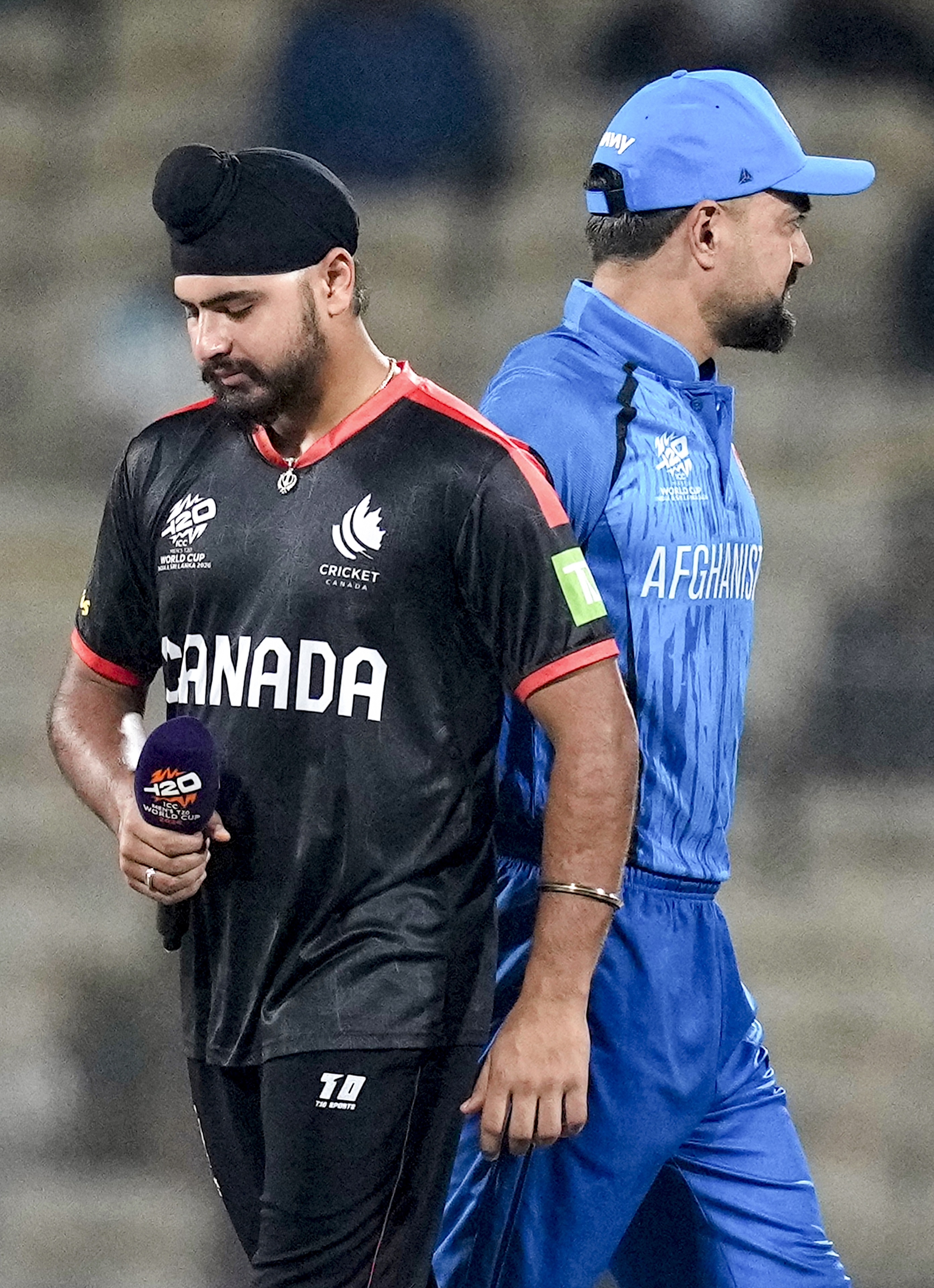 कनाडा ने मैच का टॉस जीता।