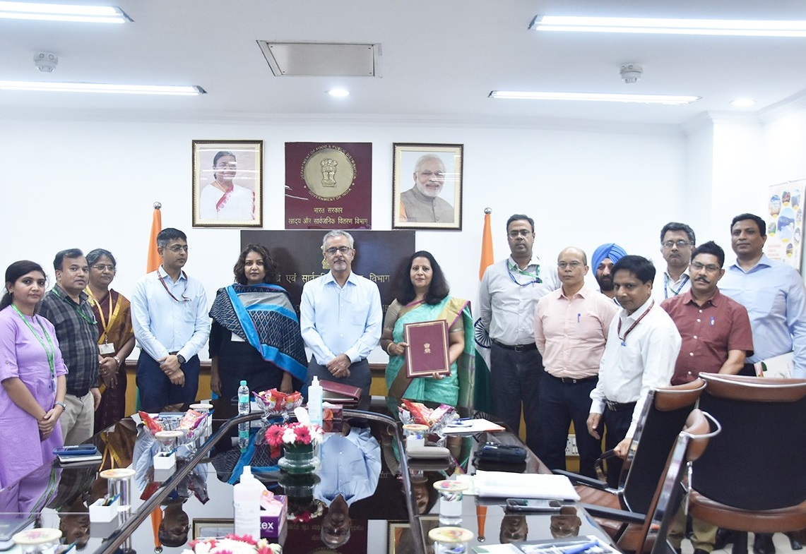 FCI और WHP के बीच नई दिल्ली में MoU साइन हुआ।