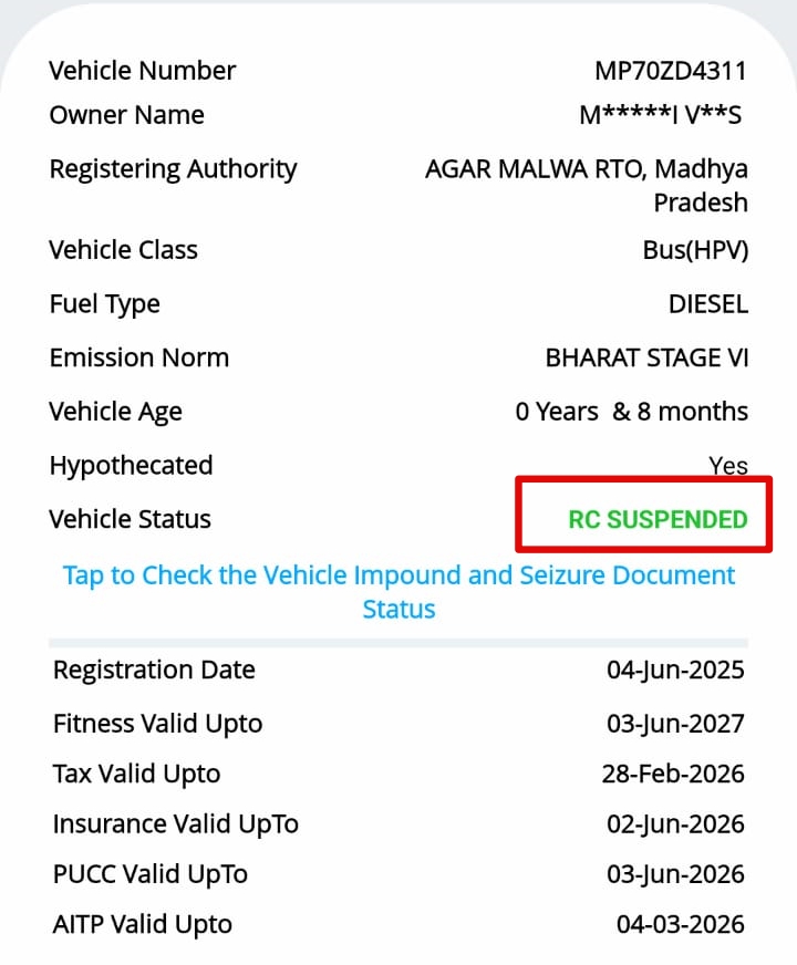 Rajasthan Bus Fraud Exposed | Fake Number Plates & RTO Action