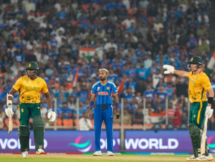 ट्रिस्टन स्टब्स ने 20वें ओवर में 20 रन बनाए।