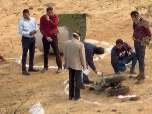 बारामती में 28 जनवरी को VSR वेंचर्स का प्लेन क्रैश हुआ था, जिसमें महाराष्ट्र के डिप्टी CM अजित पवार सहित 4 लोगों की मौत हुई थी। - Dainik Bhaskar