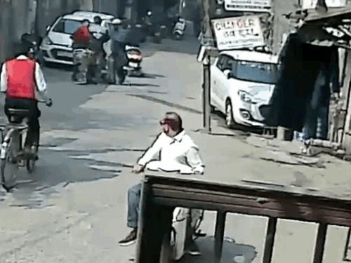 वारदात की फोटो। -