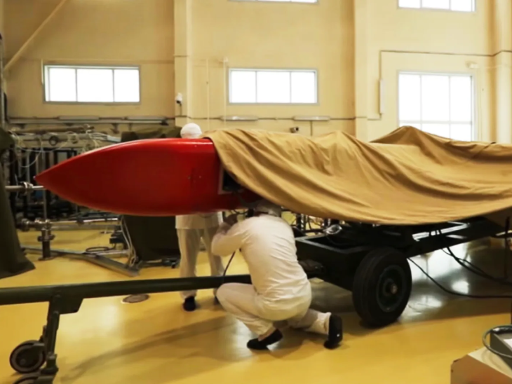 तस्वीर रूस की बुरेवस्तनिक मिसाइल की स्टोरेज फैसिलिटी की है। यहां इन मिसाइलों का रखा जाता है।