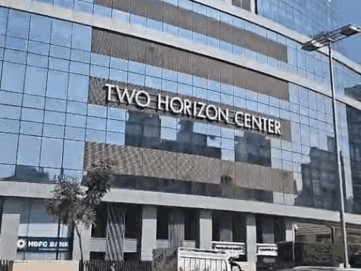 This is the building in Gurugram where the accused reported the bomb threat.