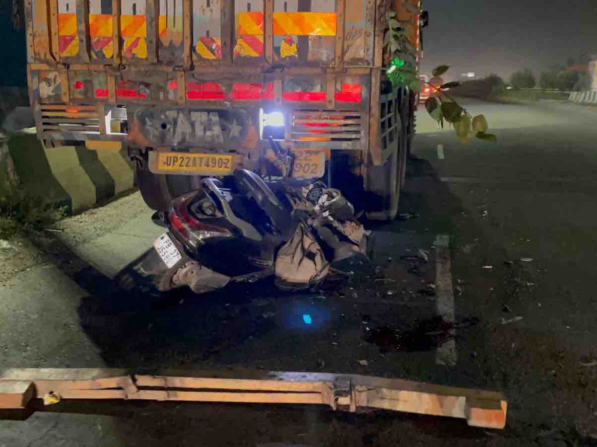 जालंधर के गोराया से फगवाड़ा हाईवे पर देर रात सड़क हादसे में एक व्यक्ति की मौत हो गई। - Dainik Bhaskar