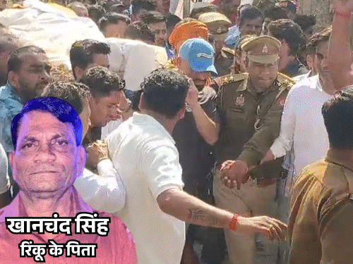 क्रिकेटर रिंकू सिंह के पिता खानचंद सिंह स्टेज-4 लिवर कैंसर से जूझ रहे थे। (फाइल फोटो)