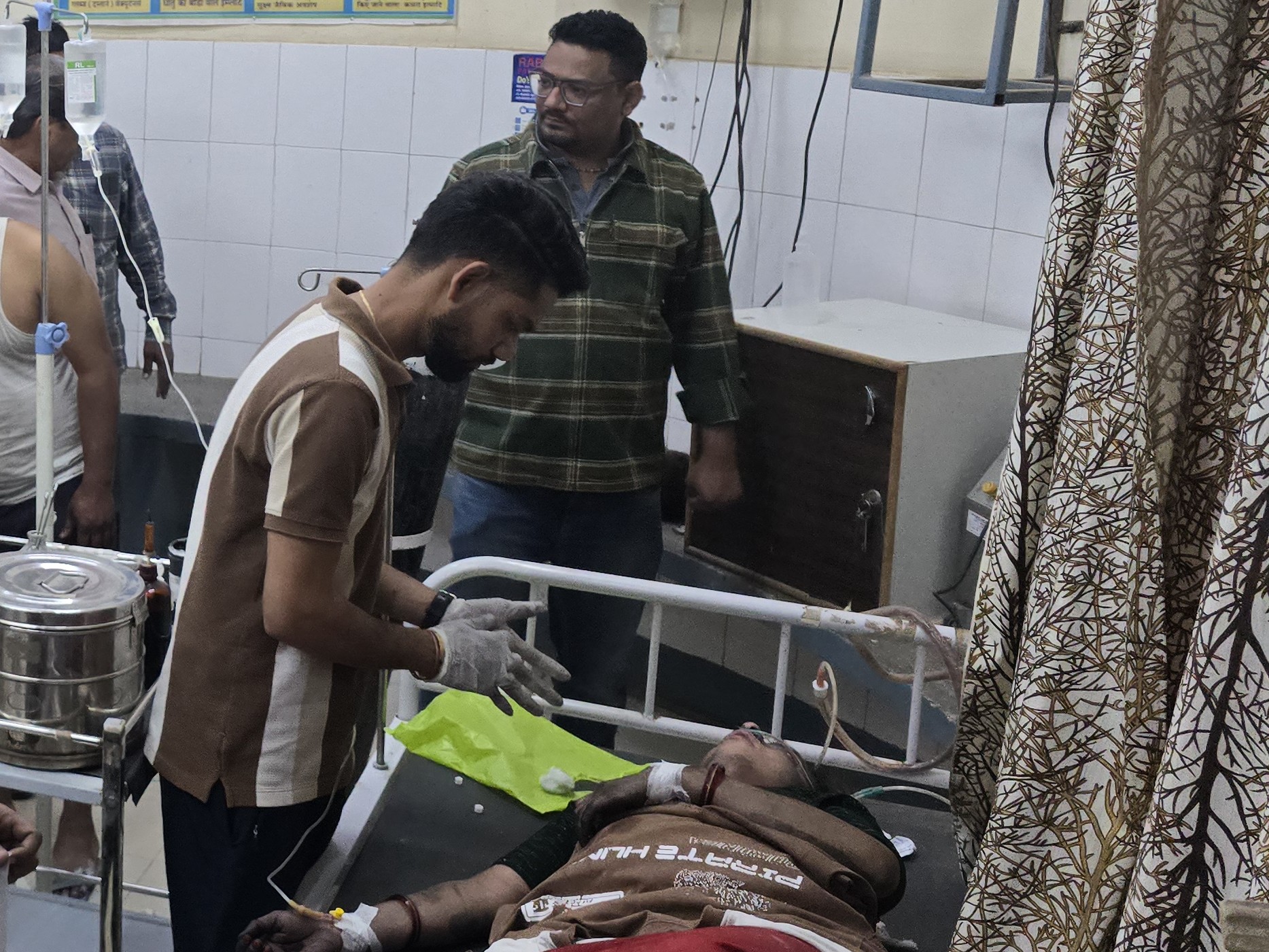 Nokha Fire: Short Circuit Blaze, Woman & Children Faint | Lakhs Goods ...