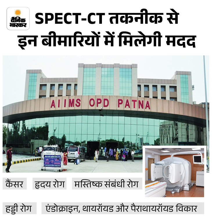 एम्स पटना में मॉडर्न SPECT-CT गामा कैमरा शुरू: न्यूक्लियर मेडिसिन विभाग में तकनीकी क्रांति, अब राज्य में ही मिलेगी उन्नत जांच सुविधा - Patna News