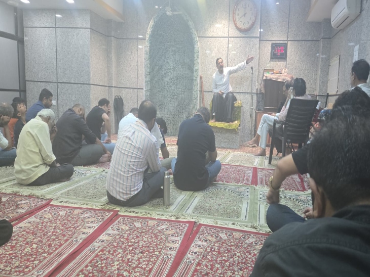 खोजा जमात मजलिस में हुई शोक सभा।