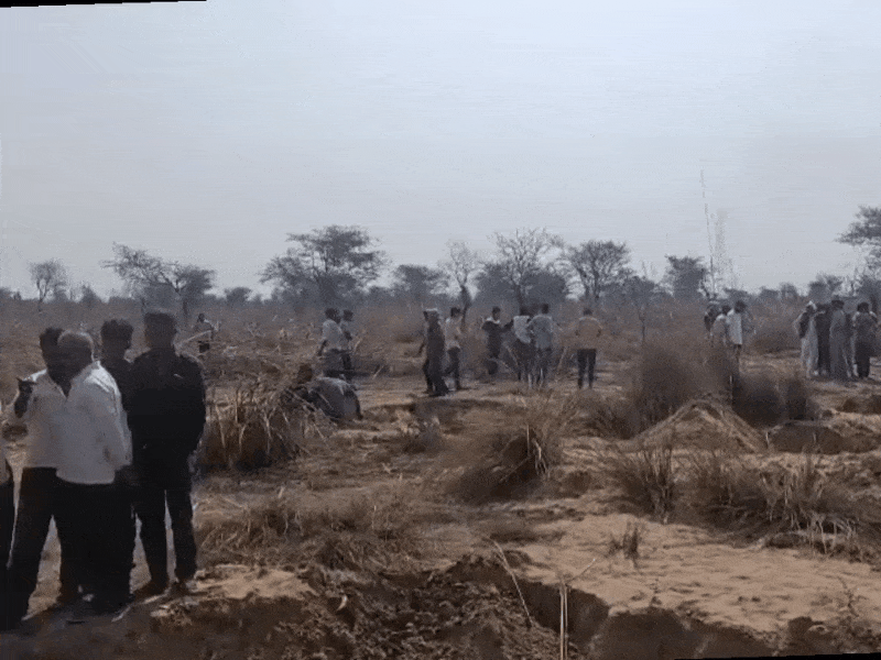 झुंझुनूं के गुढ़ागौड़जी थाना इलाके में नाटास नदी का वो एरिया जहां कंकाल मिला।