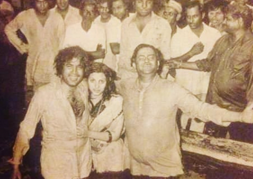 आरके स्टूडियो की होली में राजेश खन्ना और डिंपल कपाड़िया