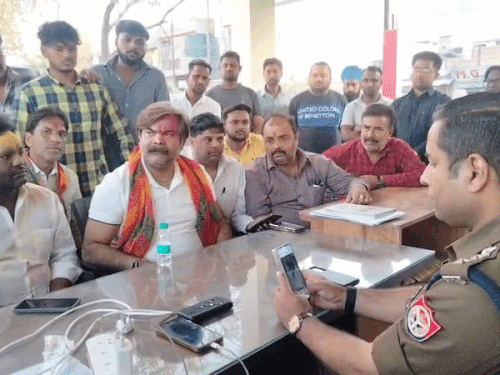 Shop Paday Dispute Sparks BJP Protest at Nauchandi Police Station; Probe Begins
