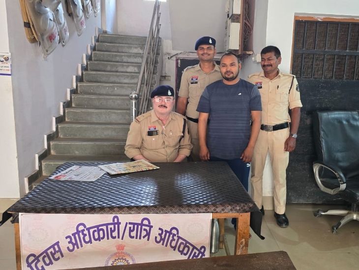 पुलिस ने आरोपी को गिरफ्तार कर लिया है।