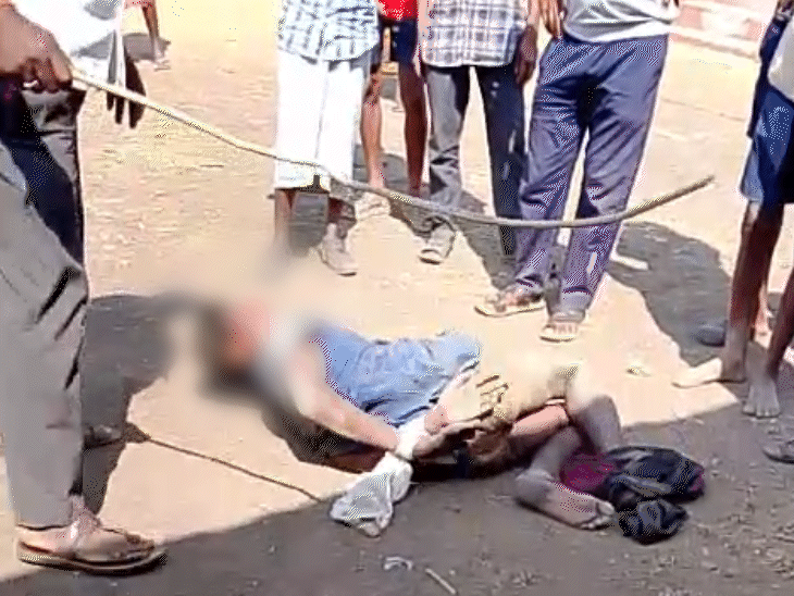 वीडियो में बच्चे के रोने और चीखने की आवाज साफ सुनी जा सकती है।