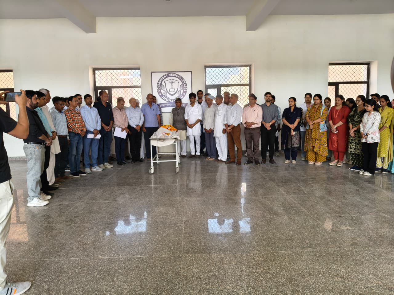 मृत्यु के बाद कामरेड का देह मेडिकल कॉलेज झुंझुनू को दे दिया गया