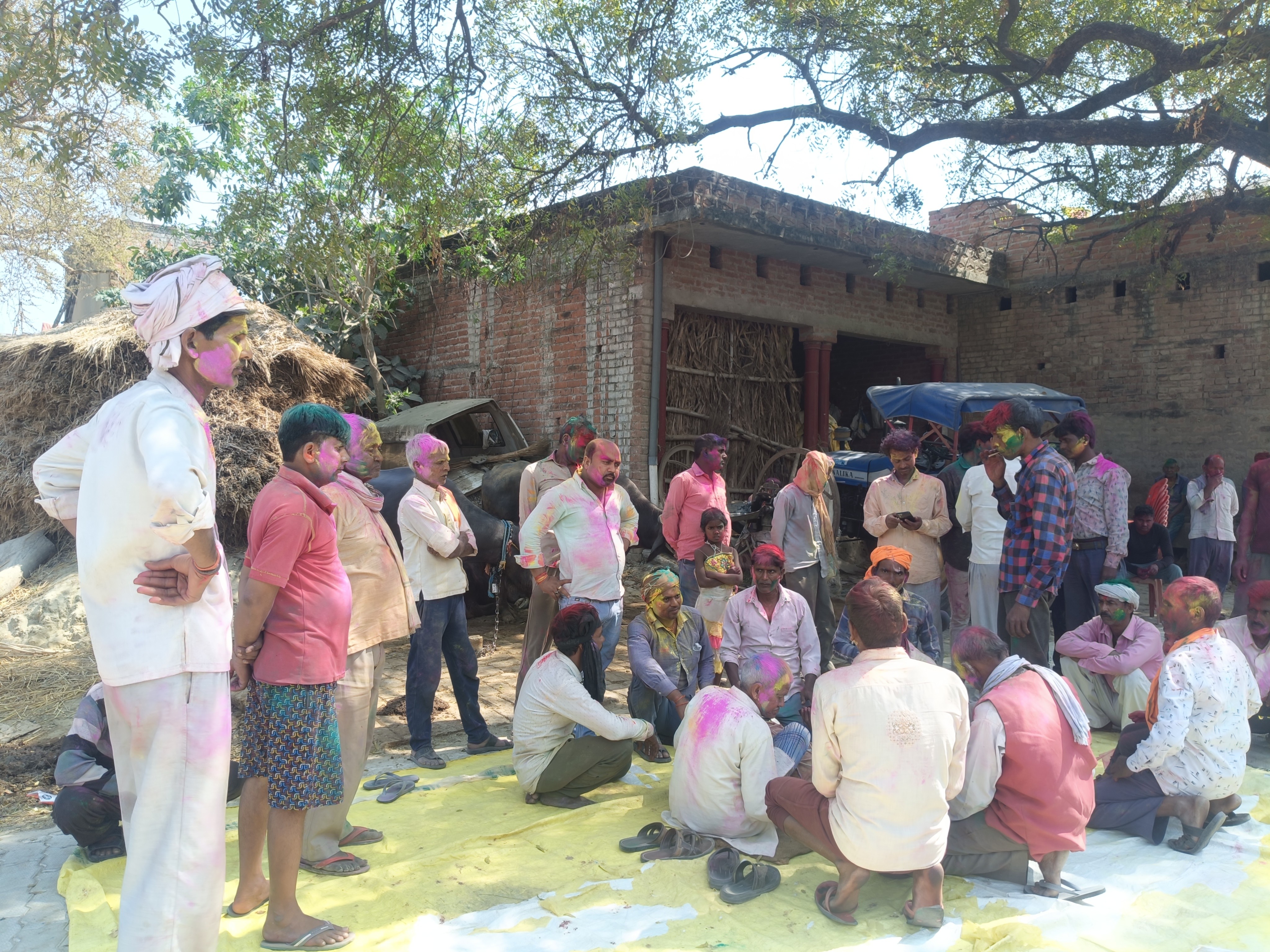 Sehasi Village Holi Celebration | Falg Geets & Colors of Brotherhood