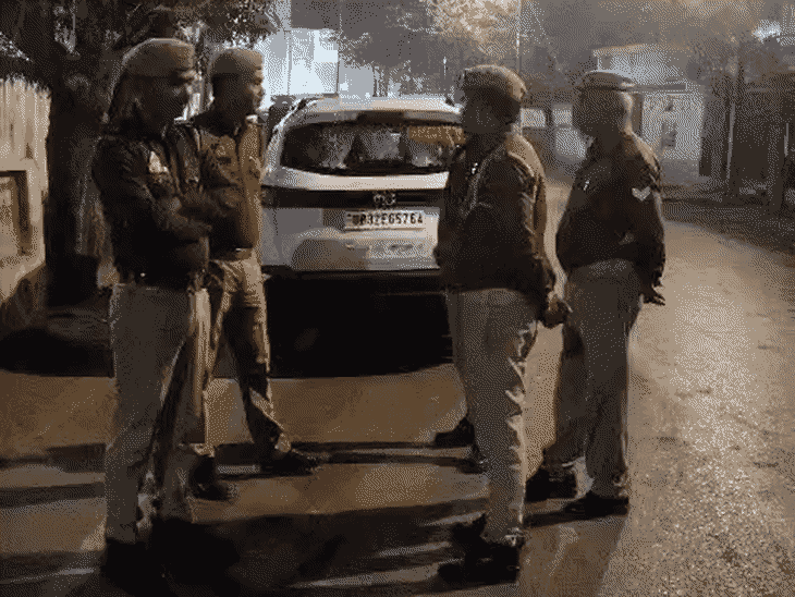 घटना के बाद जिला अस्पताल की मोर्चरी में एसपी सिटी पहुंचे