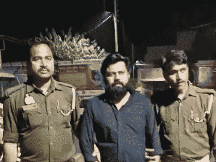 पुलिस ने आरोपी चालक गोल्डेन साहनी को हिरासत में लिया