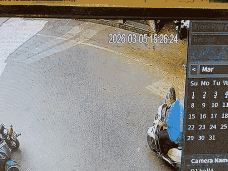 पुलिस ने सीसीटीवी फुटेज के आधार पर पूरे मामले का खुलासा किया।