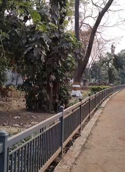 नीतीश के नए 7 सर्कुलर रोड स्थित आवास के चारों तरफ ऊंची दीवारें बनाई गई है।ंं