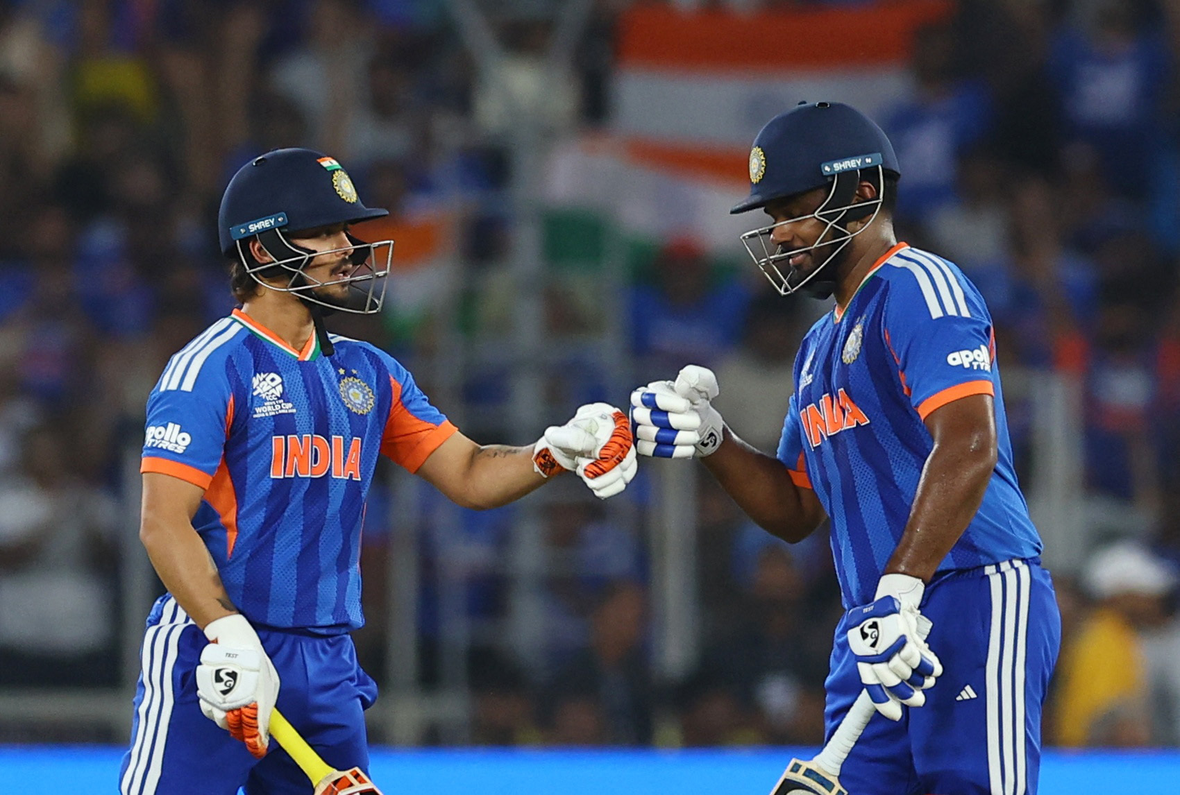 ईशान किशन और संजू सैमसन की जोड़ी ने 48 बॉल पर 105 रन की आतिशी साझेदारी की।