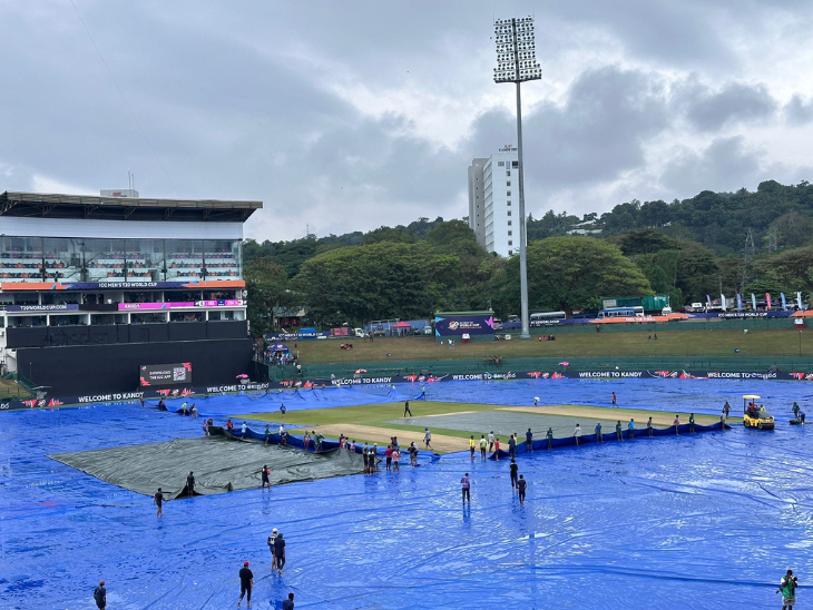 जिम्बाब्वे और आयरलैंड के बीच लीग स्टेज का मैच बारिश में धुल गया। इस नतीजे से ऑस्ट्रेलिया वर्ल्ड कप से बाहर हो गया और जिम्बाब्वे ग्रुप-B से सुपर-8 के लिए क्वालिफाई कर गया।