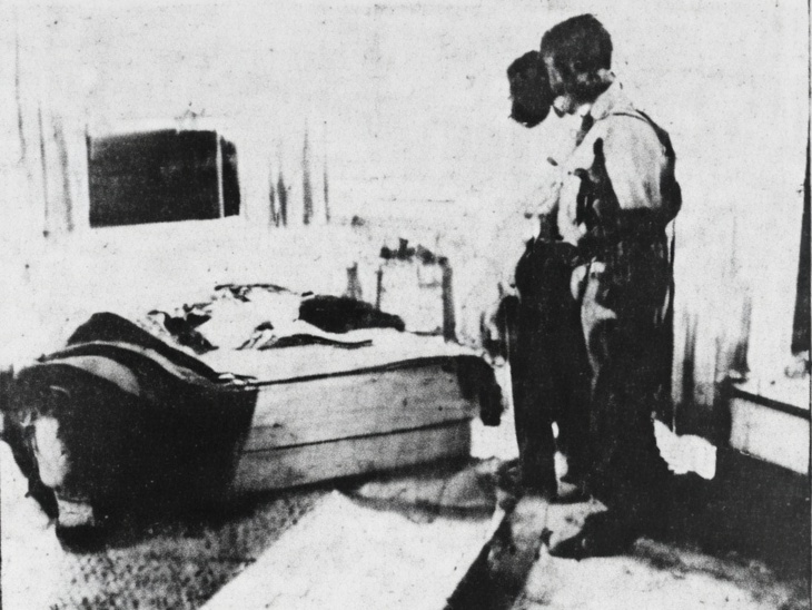 बृज सदाना के कमरे की तस्वीर, जहां उनकी लाश मिली थी।