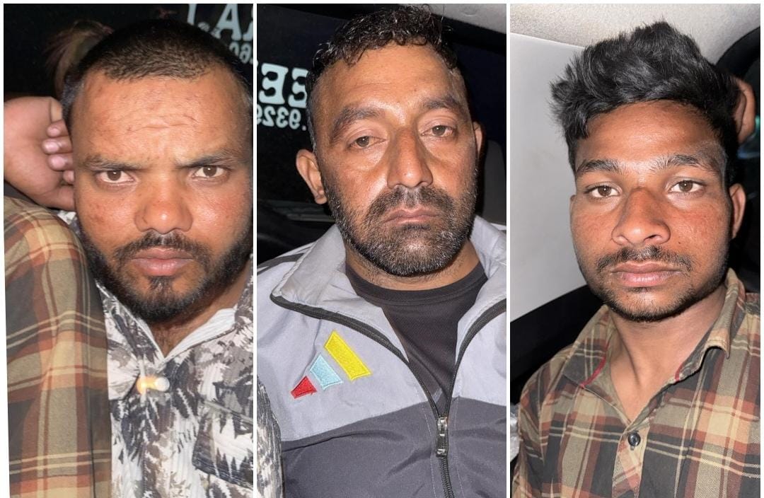 पूर्व में पकड़ी गई आगरा जेबकट गैंग के सदस्य बच्चन, कुलदीपऔर गोपी आदिवासी। (फाइल फोटो)