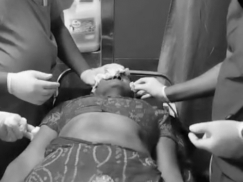 लेपर्ड के हमले में घायल बुजुर्ग महिला को सीकर के रिंगस स्थित प्राइवेट हॉस्पिटल में भर्ती कराया गया है।