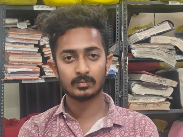 आरोपी युवक को पुलिस ने गिरफ्तार किया है।