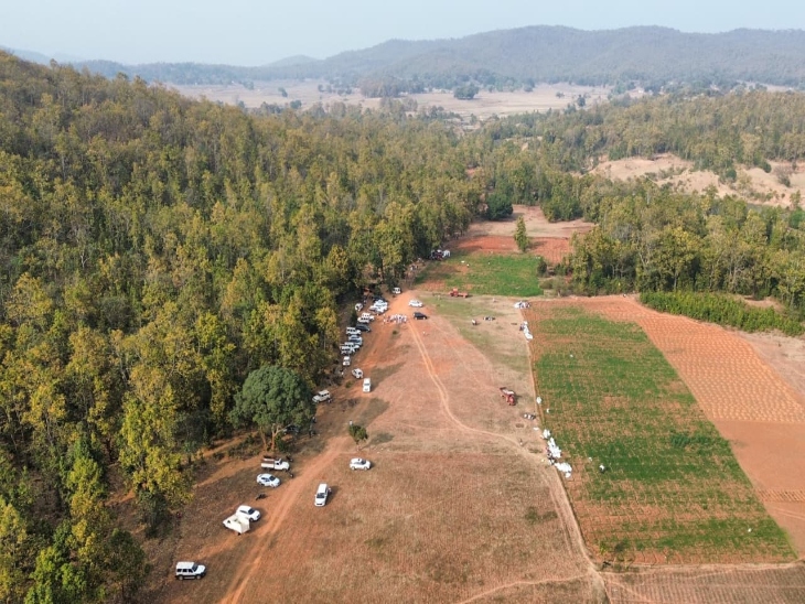 बलरामपुर के सरनाटोली मोहल्ले में 3.67 एकड़ में अफीम की फसल लगी थी।