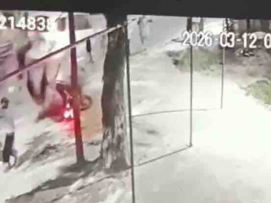 CCTV में कैद हुई घटना।