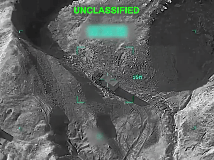 अमेरिकी सेंट्रल कमांड ने शुक्रवार को ईरानी मिसाइल लॉन्चर पर हमले का फुटेज जारी किया।