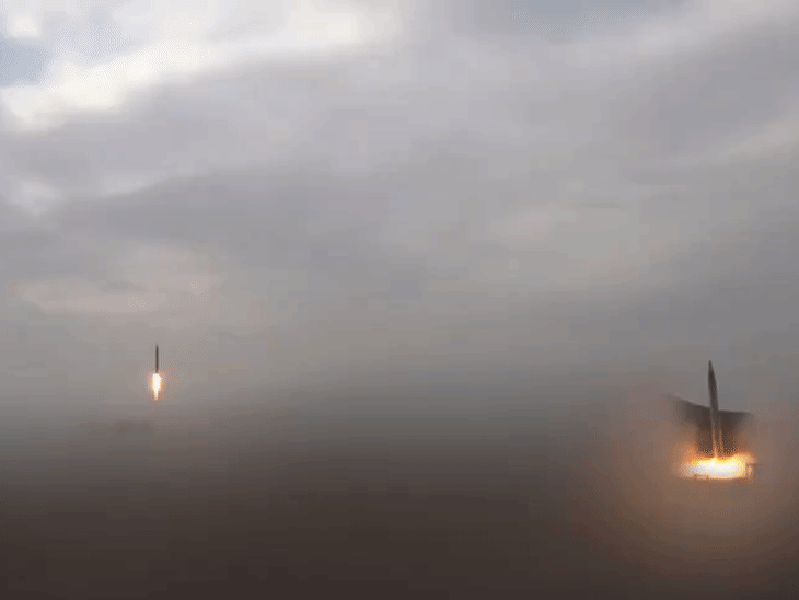 ईरान ने गुरुवार को इजराइल पर मिसाइल लॉन्च का वीडियो जारी किया।