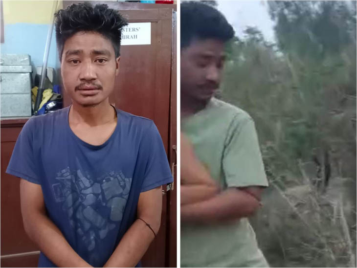 पुलिस ने हुईरेम हेरोदास को मुख्य आरोपी बनाया है। वो वीडियो में हरी टीशर्ट पहने दिख रहा है। वही लड़की को खींचकर खेतों की ओर ले गया था।