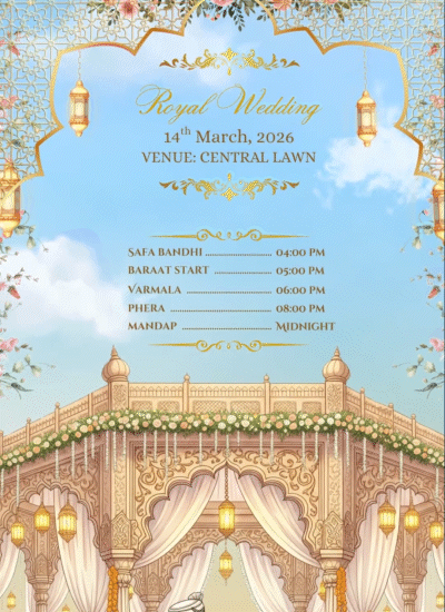 कल होने वाले कार्यक्रम।