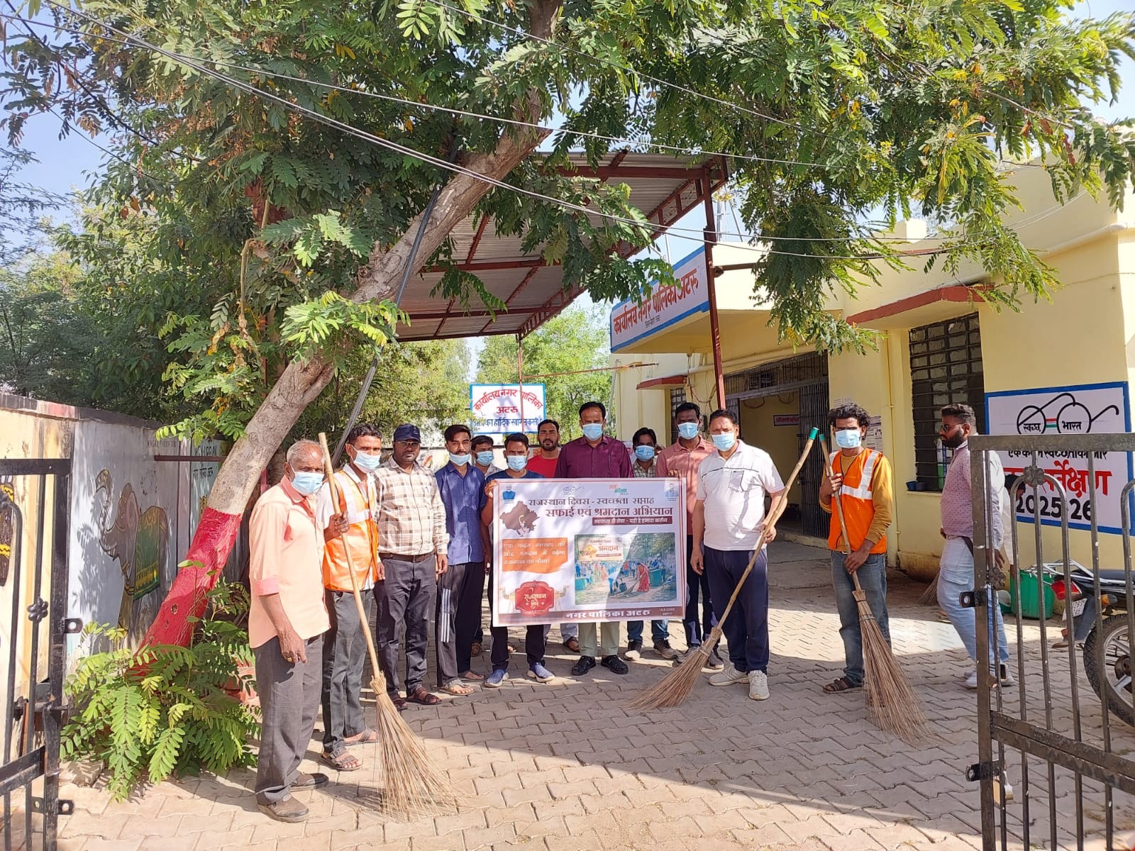Atru Atru Municipality Launches Special Cleanliness Drive for Rajasthan Diwas