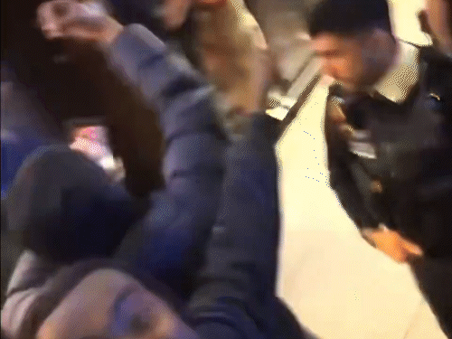 हरमन कपूर के मुताबिक उनके रेस्टोरेंट के सामने सौ से ज्यादा लोगों ने हंगामा किया।