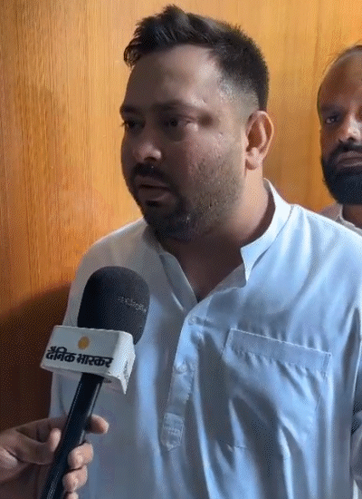 4 विधायकों के गायब होने के बीच भास्कर से बातचीत में तेजस्वी ने महागठबंधन की जीत का दावा किया है।