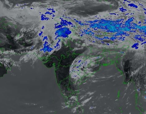 बुधवार को मध्यप्रदेश के दक्षिण-पूर्वी हिस्से में मौसम बदला रहा।