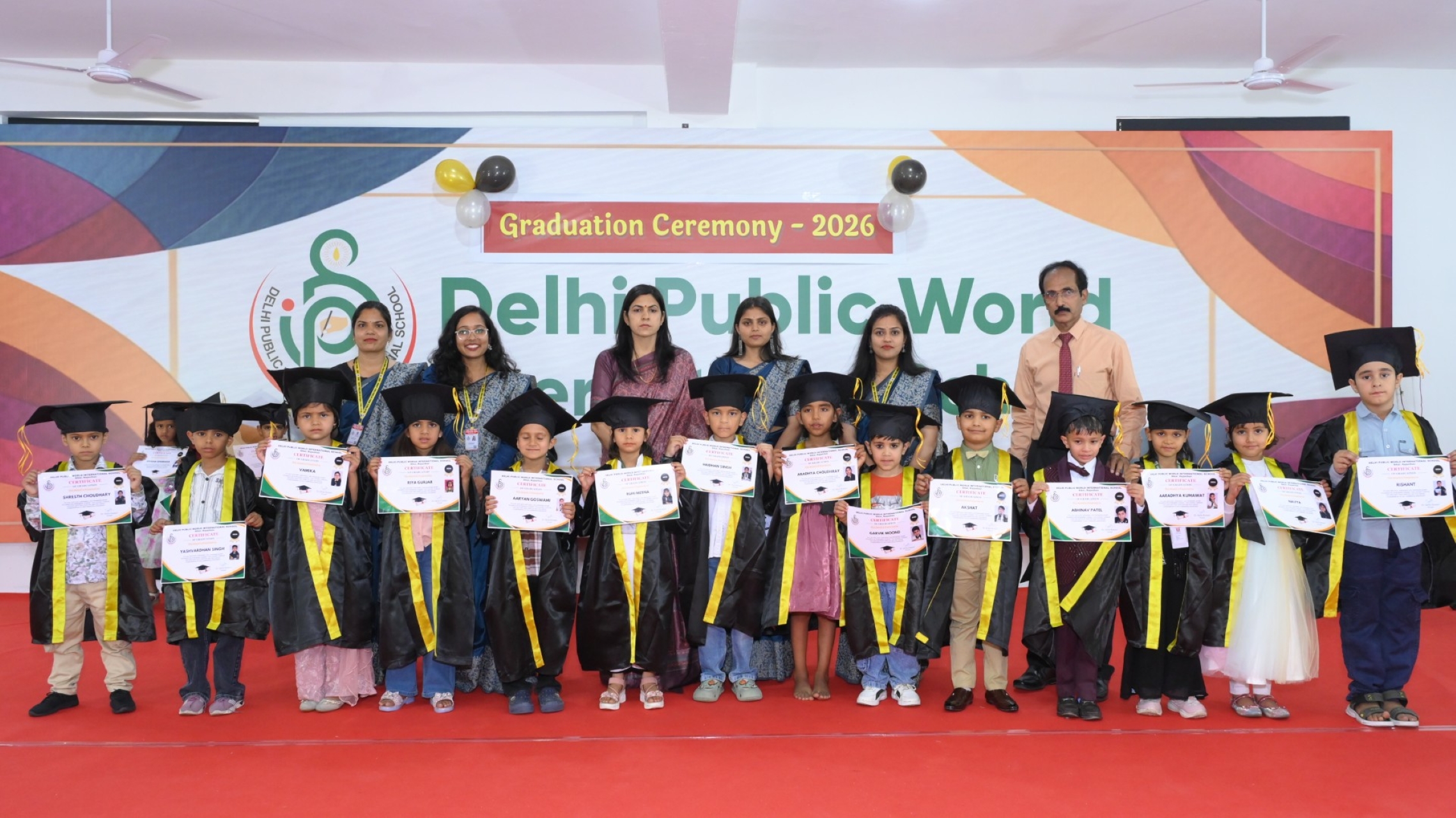 Delhi World International School celebrated Graduation Day