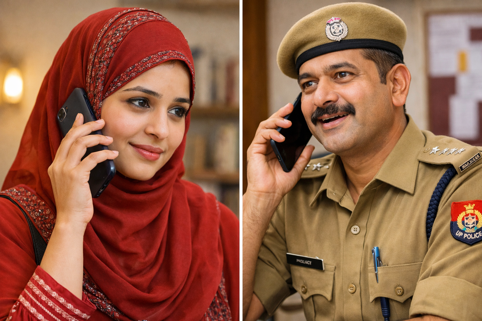 सिपाही ने पीड़िता से कहा हम लोग एक ही धर्म के हैं। होटल आ जाओ। (AI जेनरेटेड)