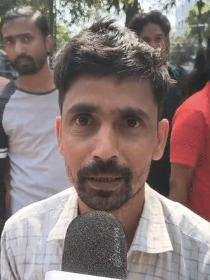 शमसुद्दीन ने बताया एक बार आने-जाने में 200 रुपए खर्च होते है, हम तीन दिनों से चक्कर काट रहे।