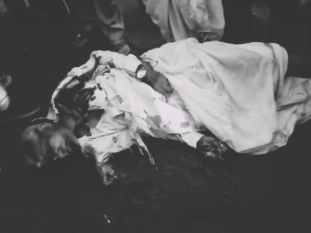 तेज रफ्तार ट्रक ने पंचायत कर्मी को कुचला मौत।