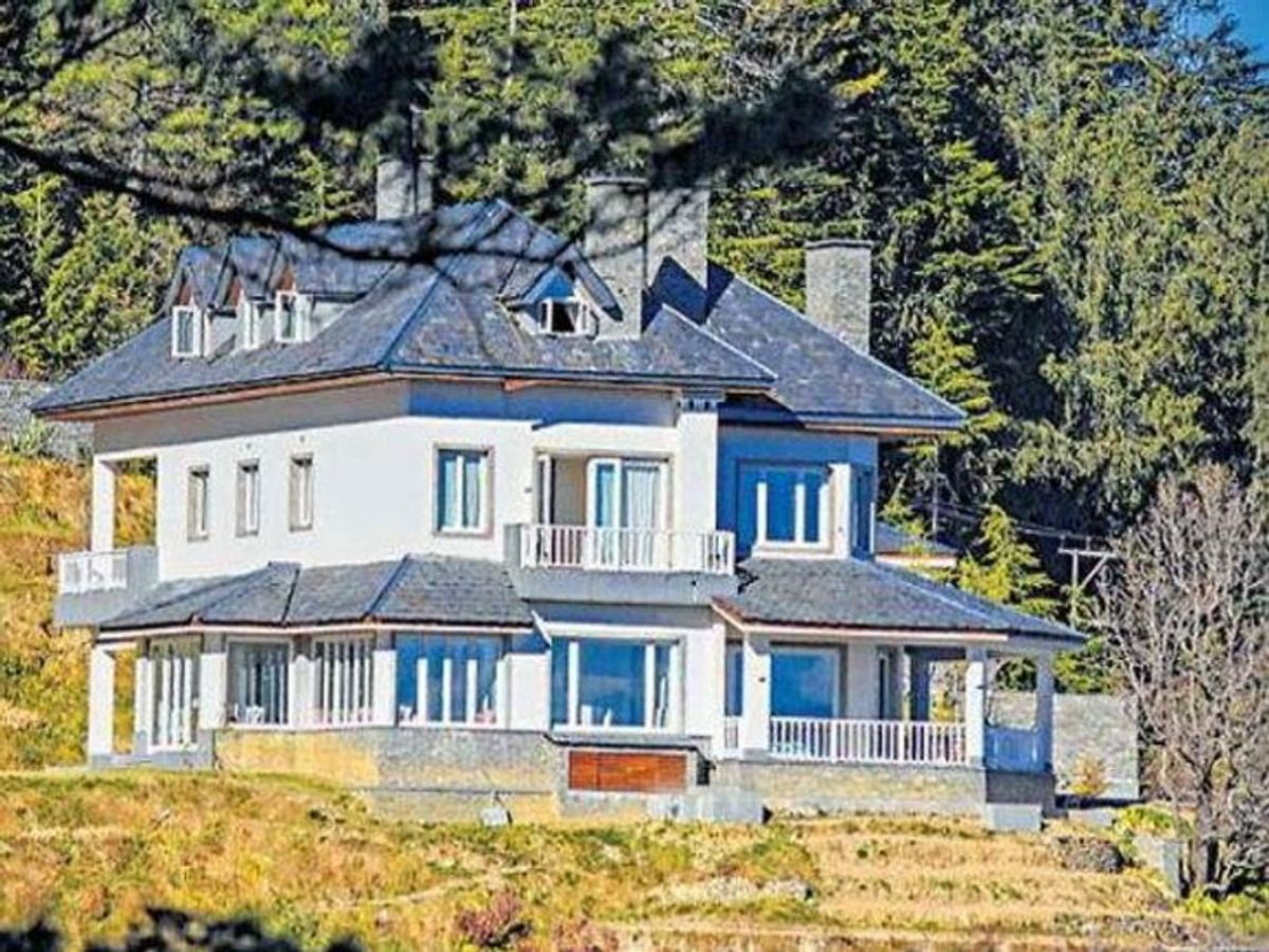 शिमला के छराबड़ा में प्रियंका गांधी का घर।