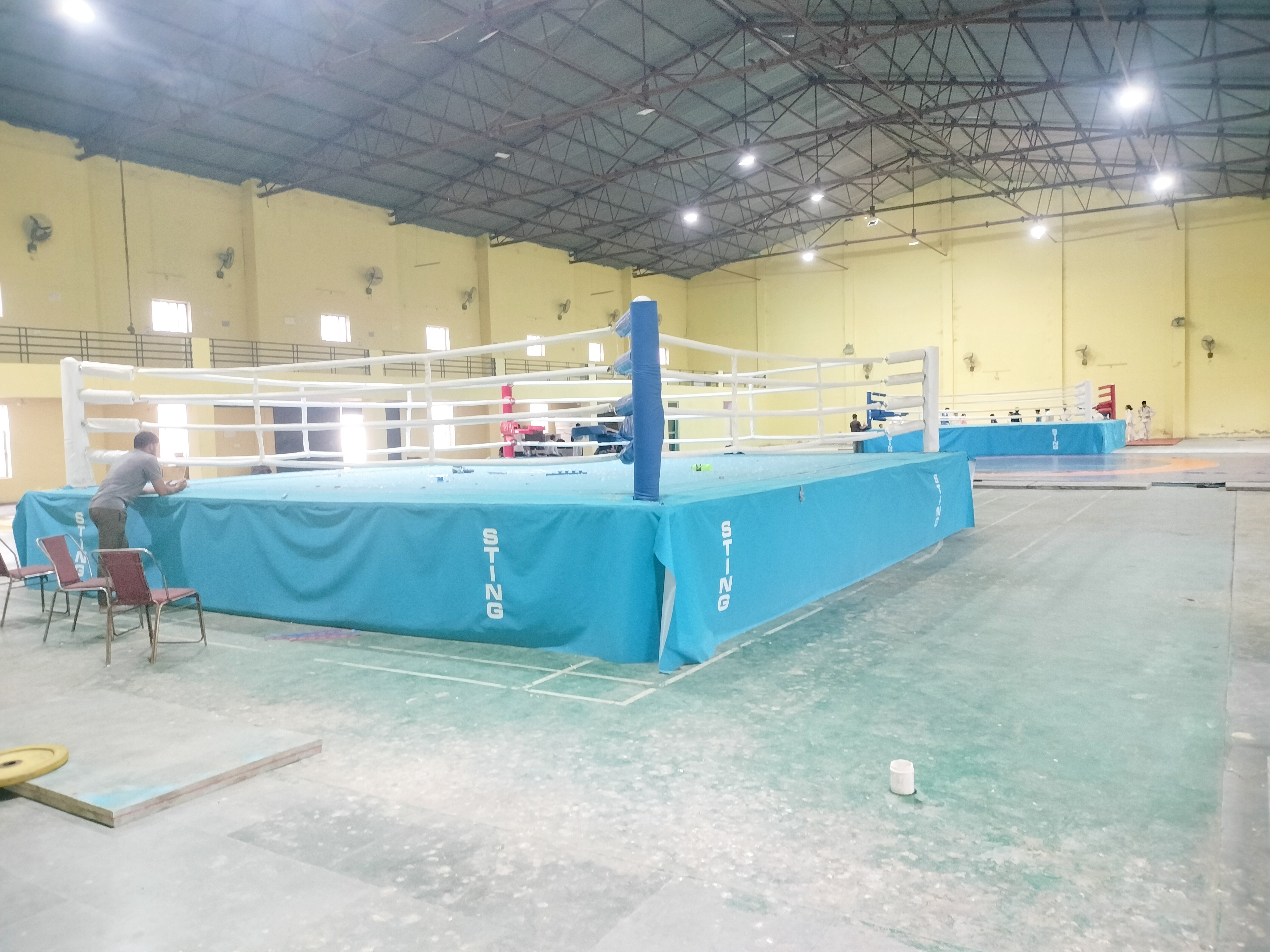 Four boxing rings worth ₹3.5 million have been lying unattended in the ...