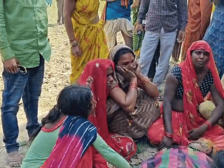 बुजुर्ग महिला की मौत के बाद परिजनों का रो-रोकर बुरा हाल है।